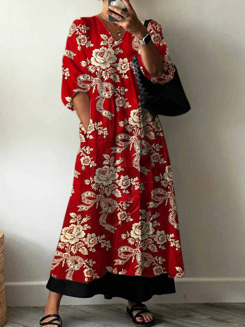 Vestido Elegante Estampado Julia