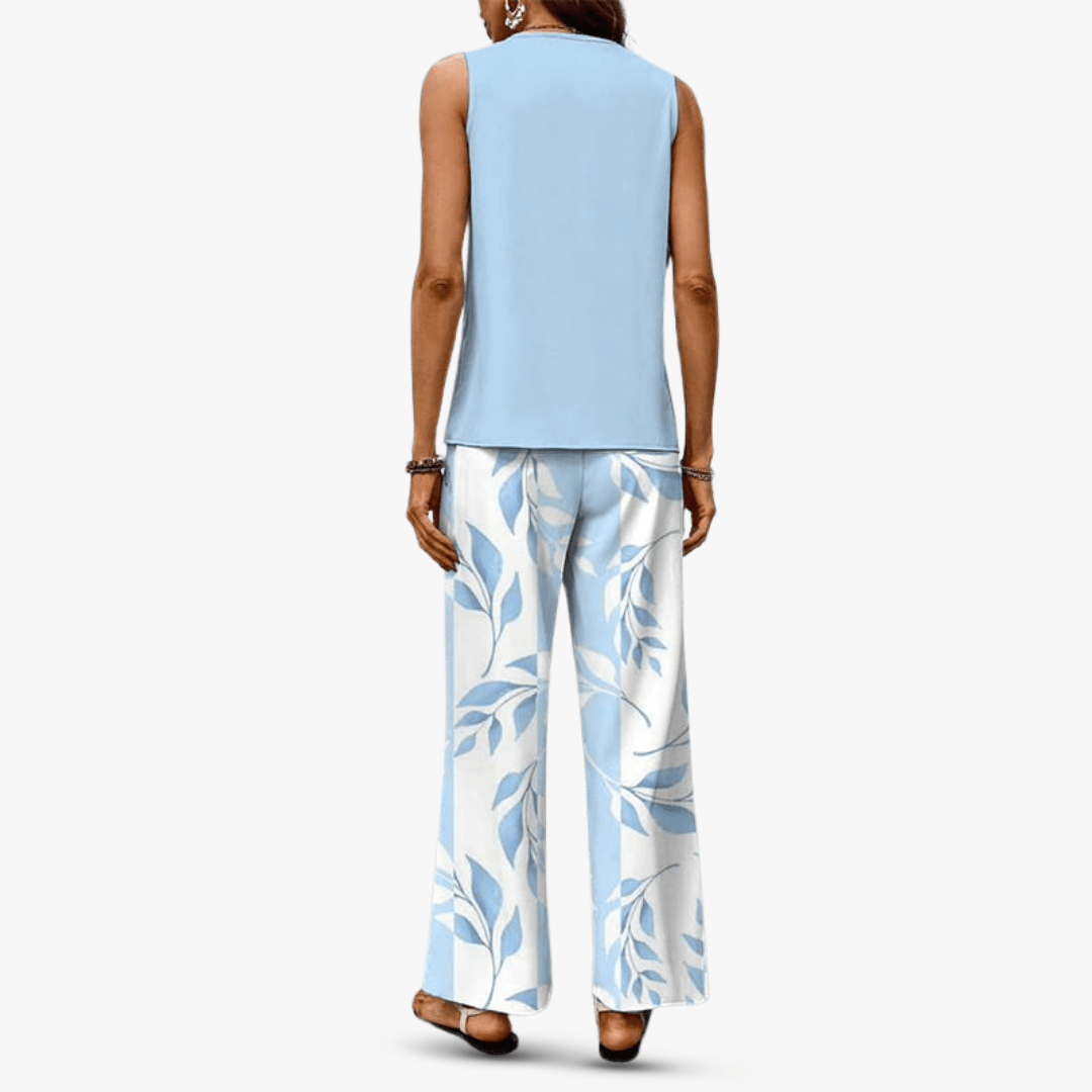 Conjunto de Verão Sem Mangas Solène