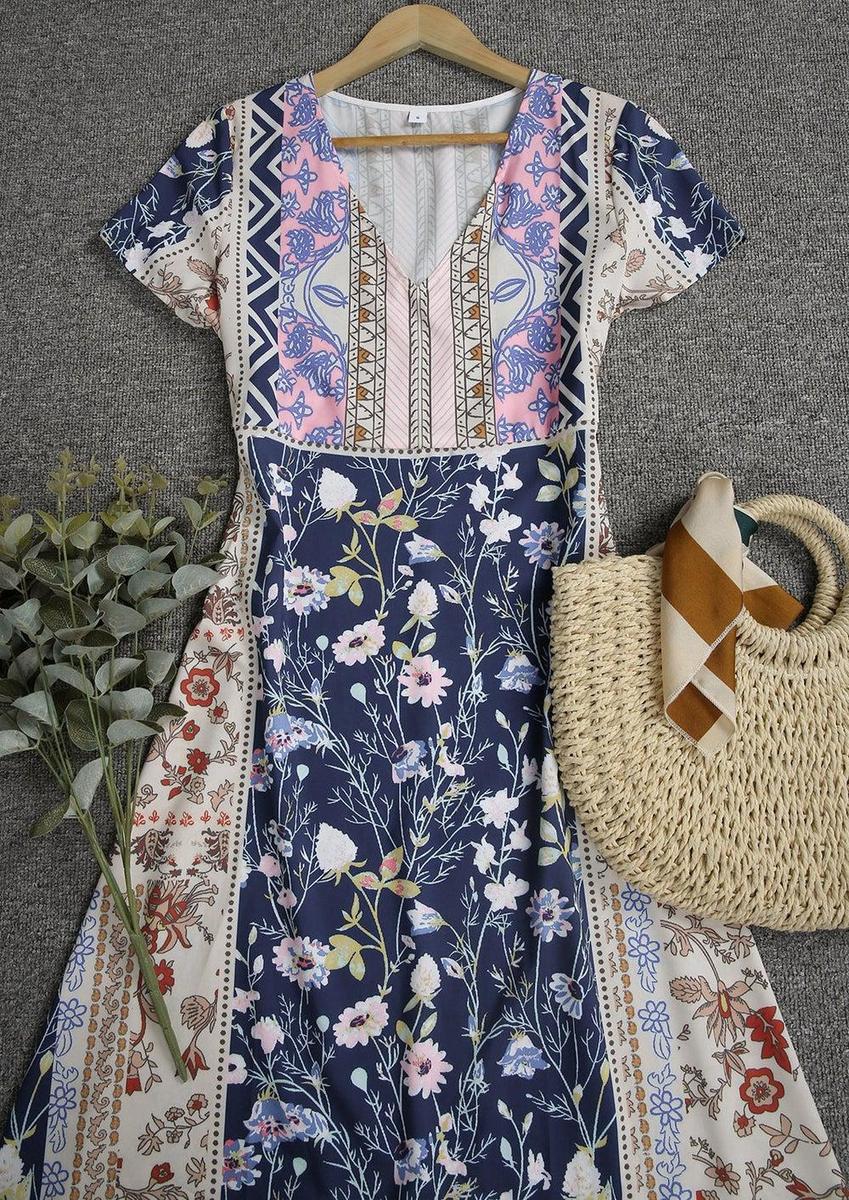 Indira - Vestido Estampado Boho