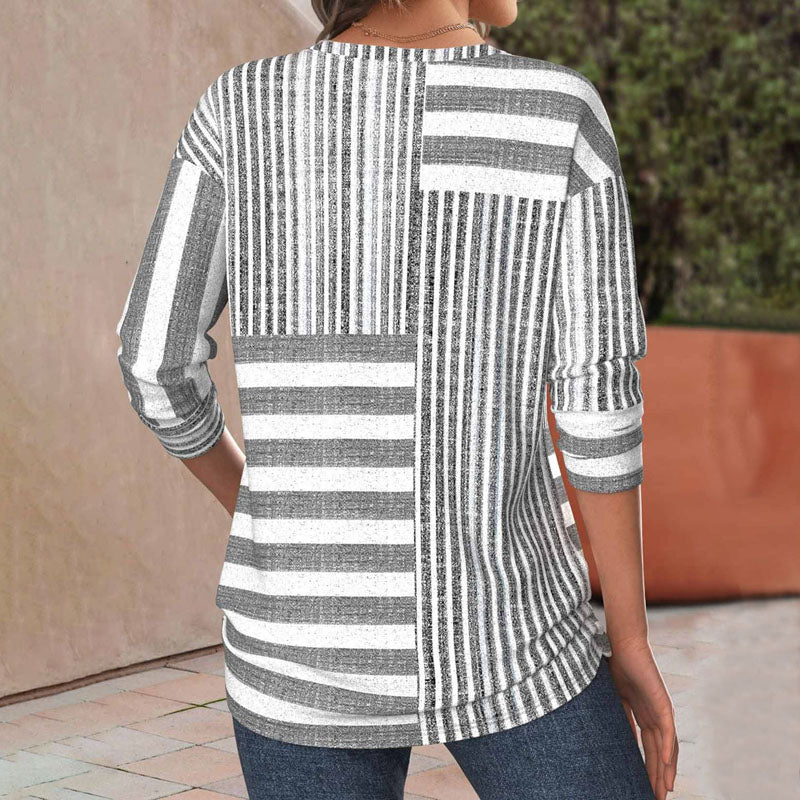 Karensa - Blusa Listrada Respirável