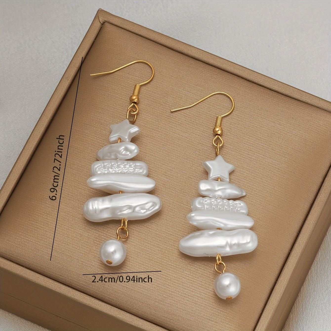 Brincos de Estrela de Árvore Boho