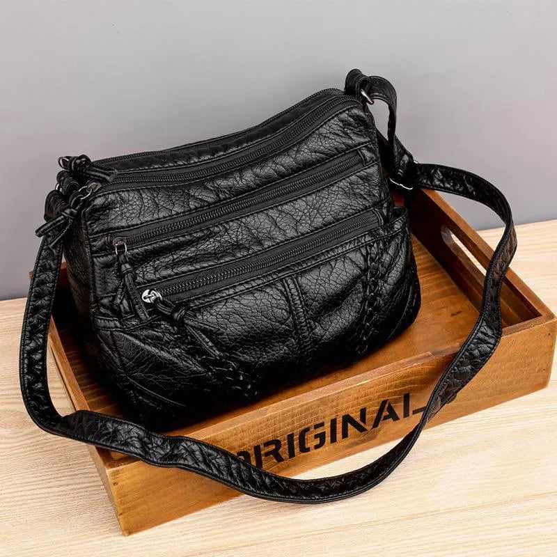 Ellen - Bolsa de Couro Clássica Harmony