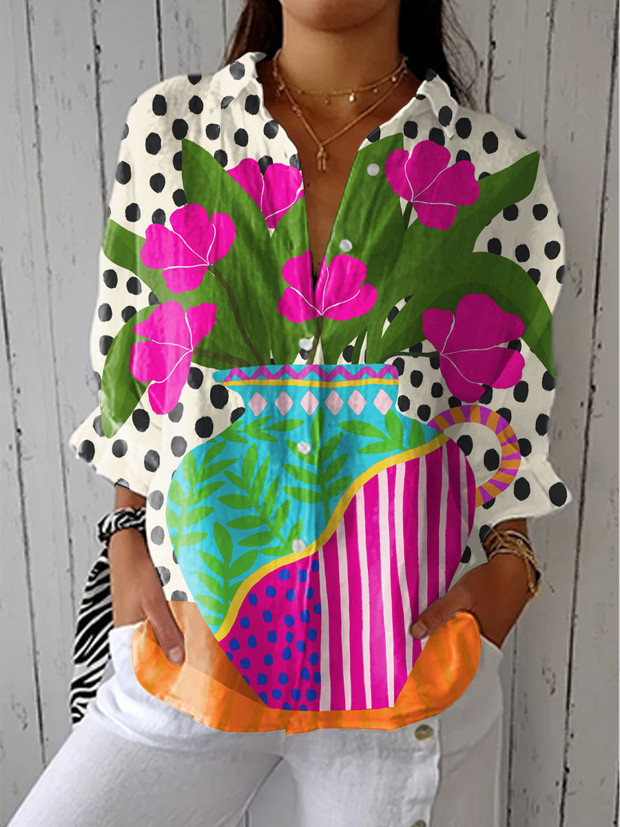 Blusa Waverly™ Vaso Florescente