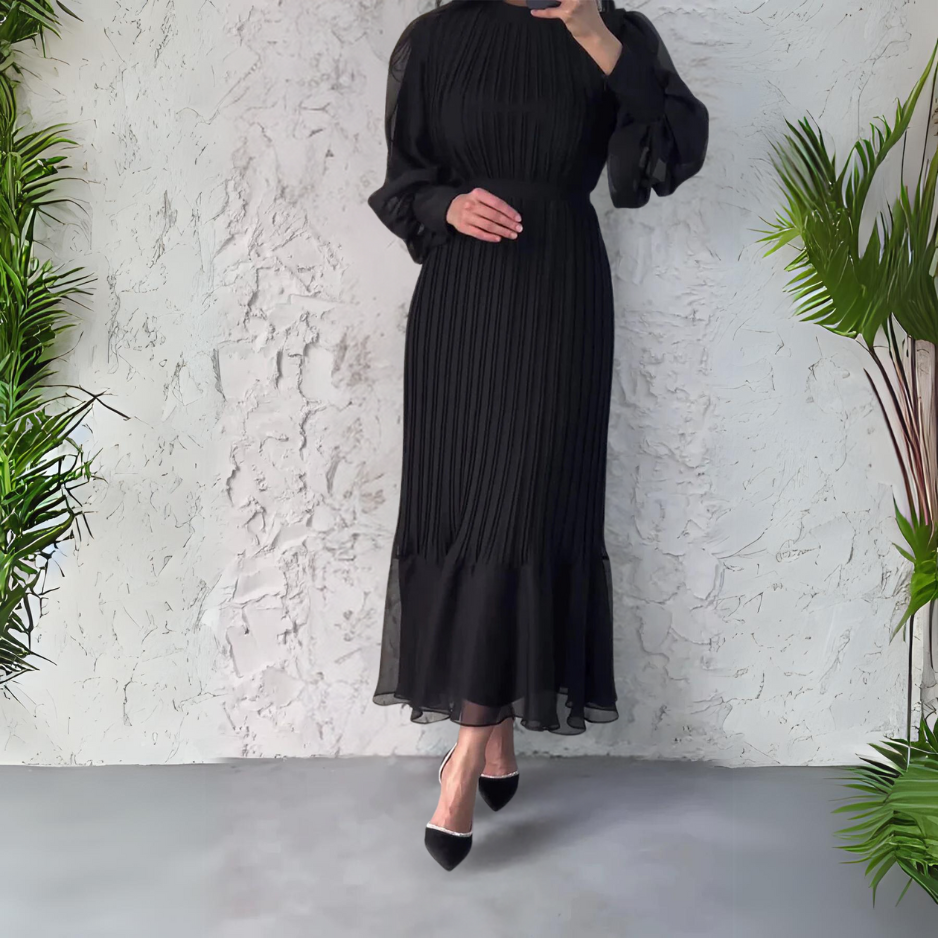 Hazel - Vestido Elegante Plissado