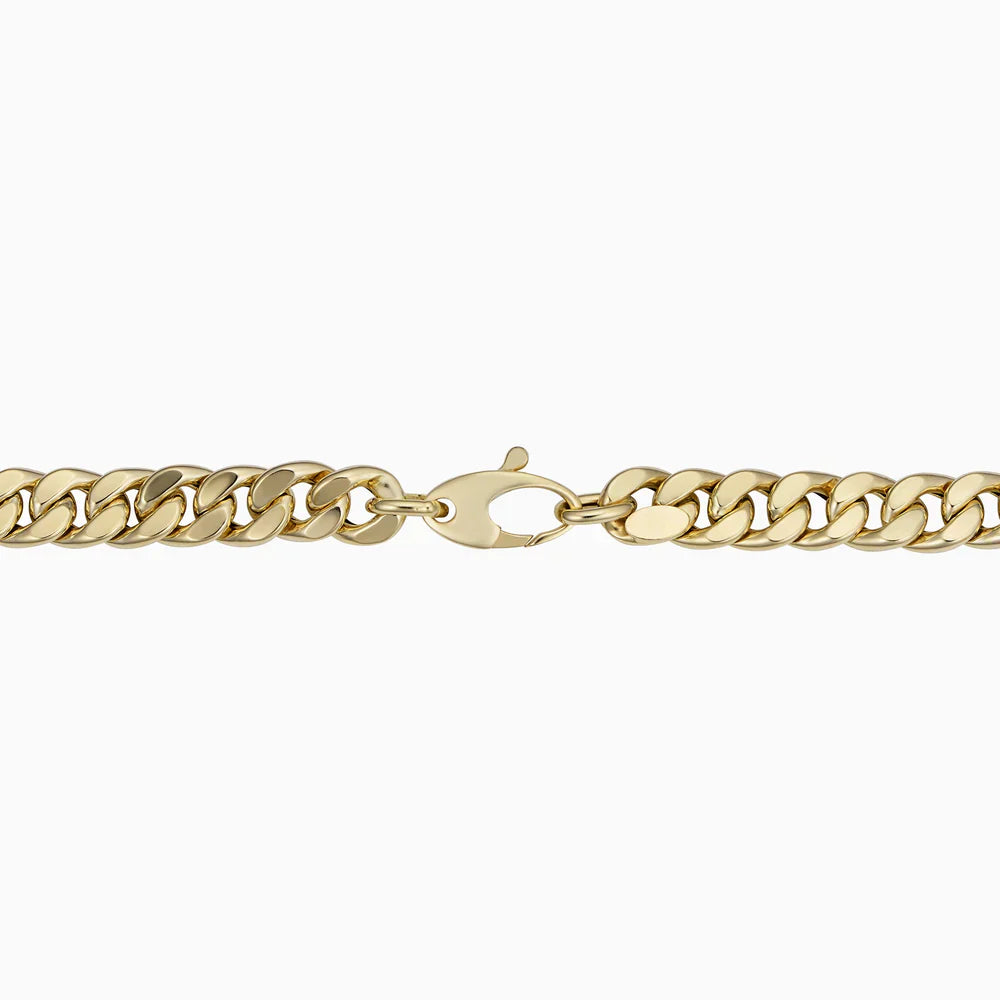 Pulseira Cubana de Ouro Antigo