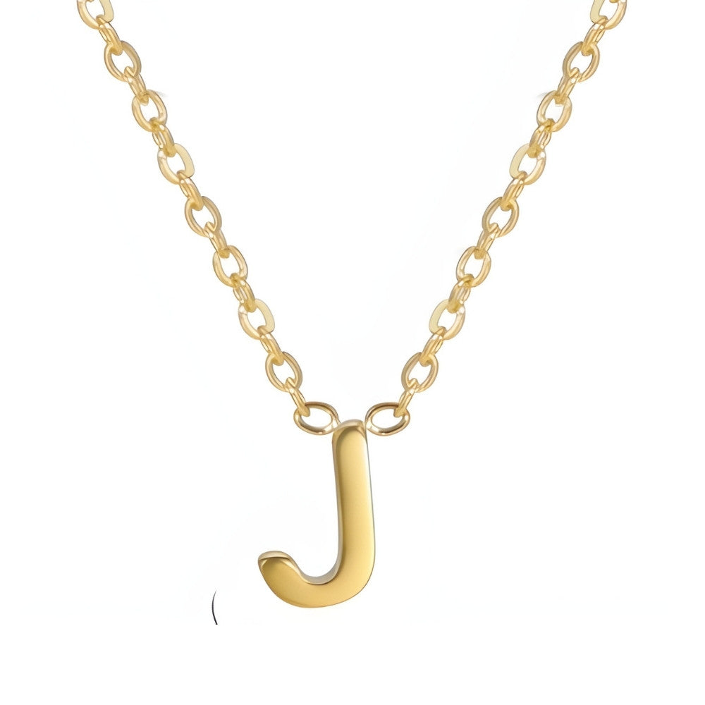 Colar de Inicial Dourada Chic Love Letter