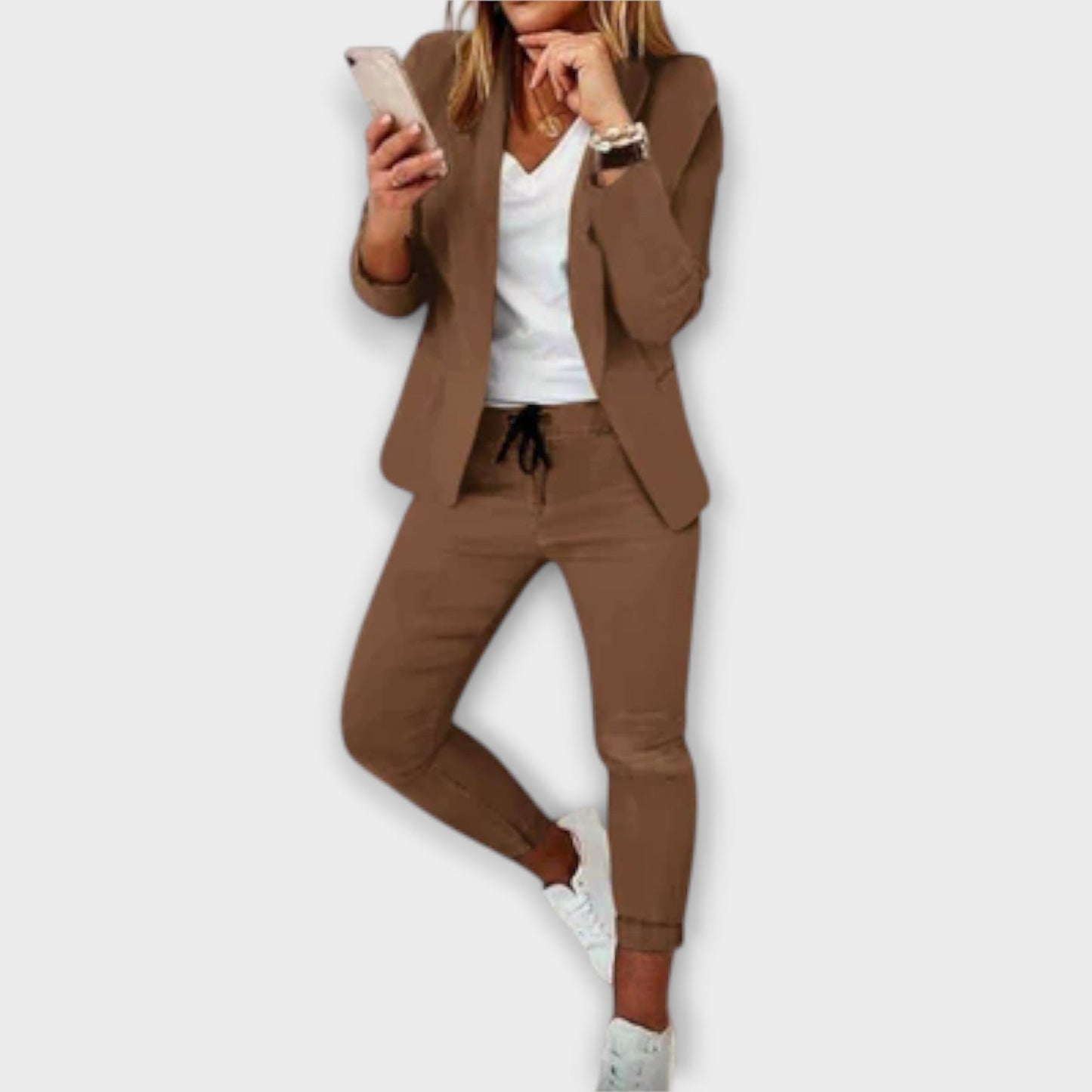 Sophia – Conjunto de Blazer Elegante e Confortável