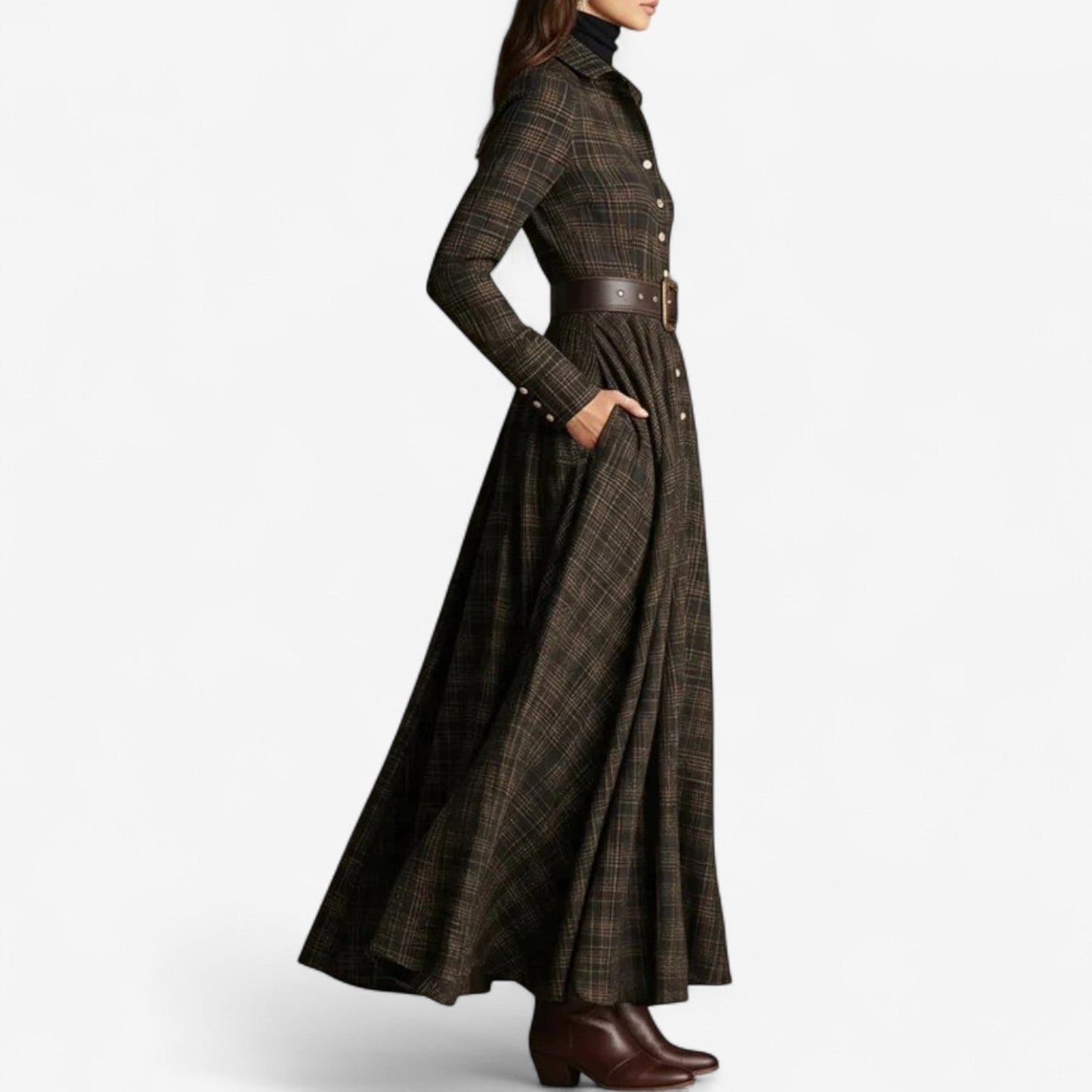 Rosalie | Vestido Maxi Inspirado no Vintage