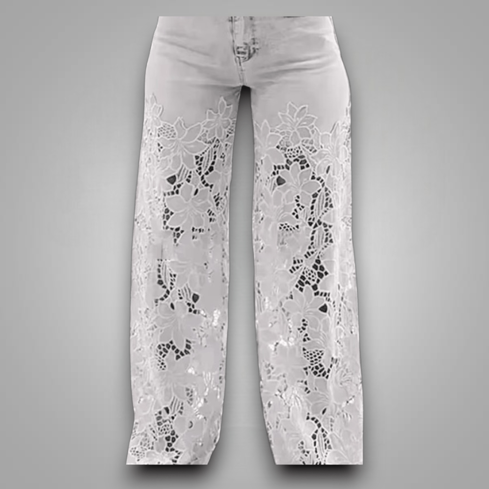 Jeans Denim Lacera