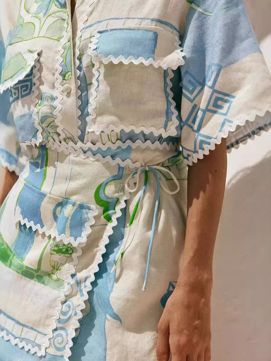 Solene - Conjunto Chic de Patchwork