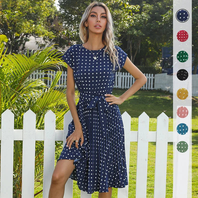 Beth - Vestido Polka Bloom
