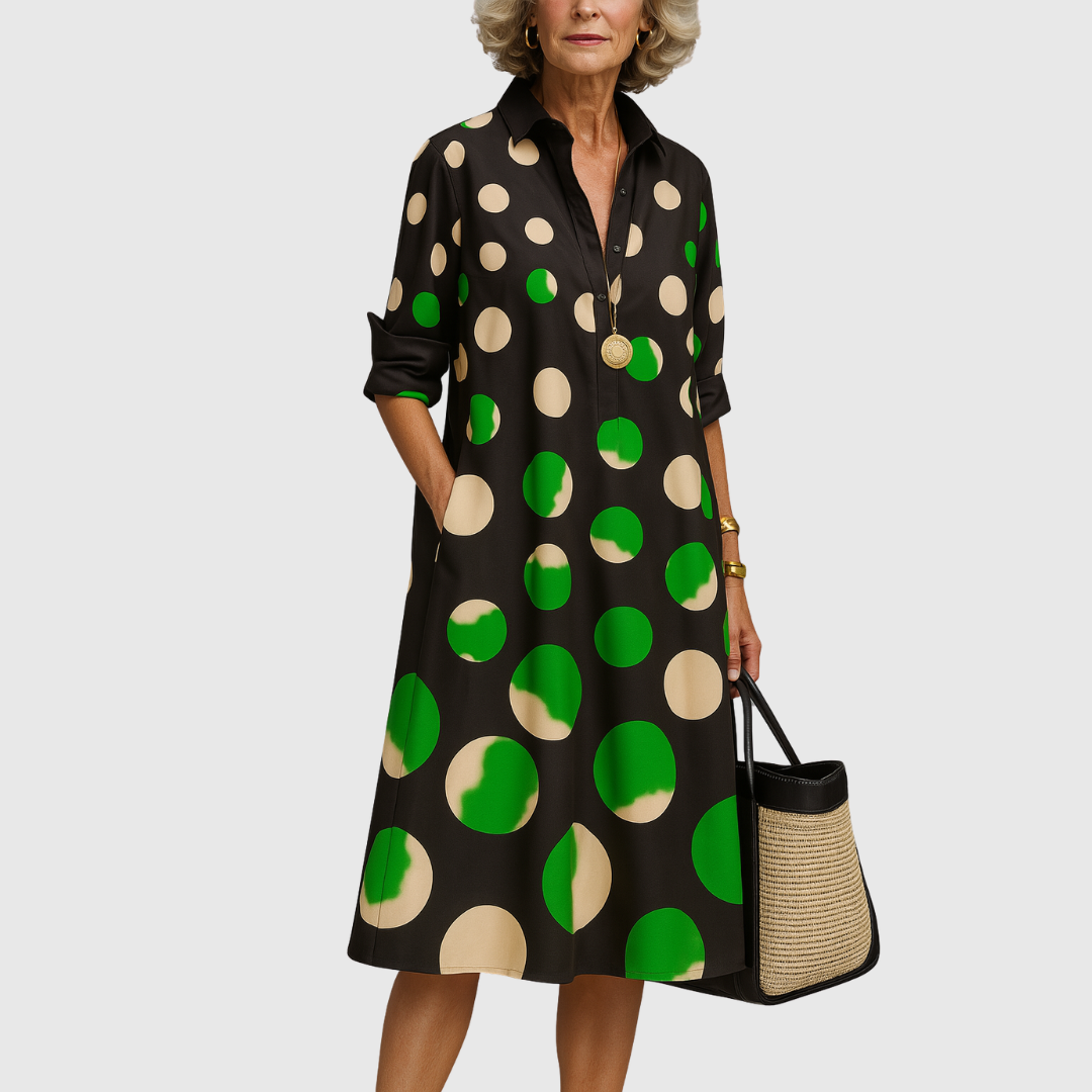 Danielle | Vestido Midi Luxuoso para Elegância Sem Esforço