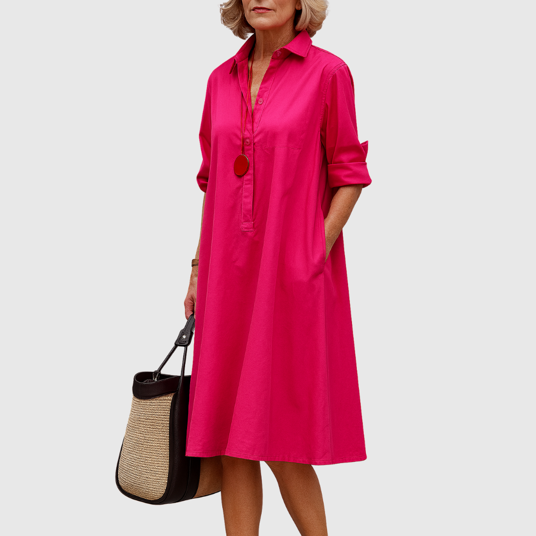 Perla | Vestido Midi Chic para Ocasiões Memoráveis
