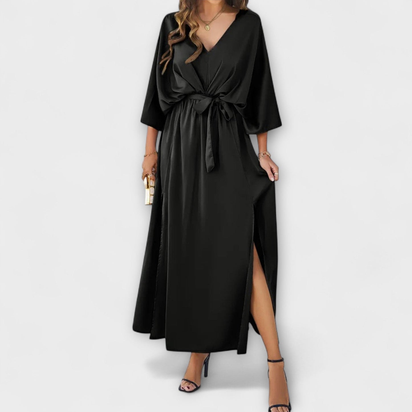 Sabrina - Maxivestido com Decote em V