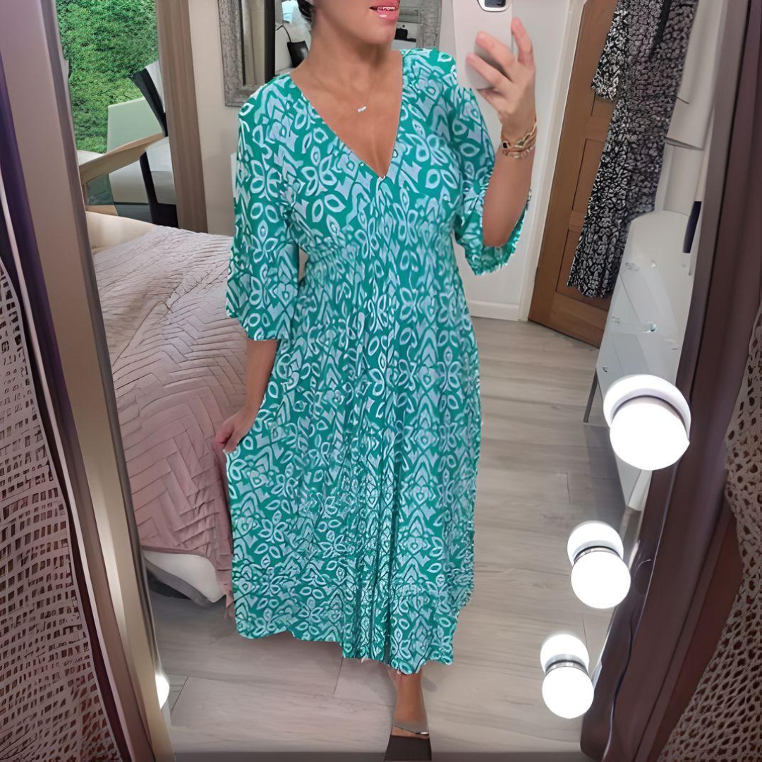 Lillia - Vestido Estampado Boho