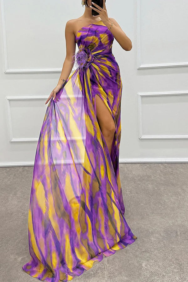 Cecelia | Vestido com uma manga dividida