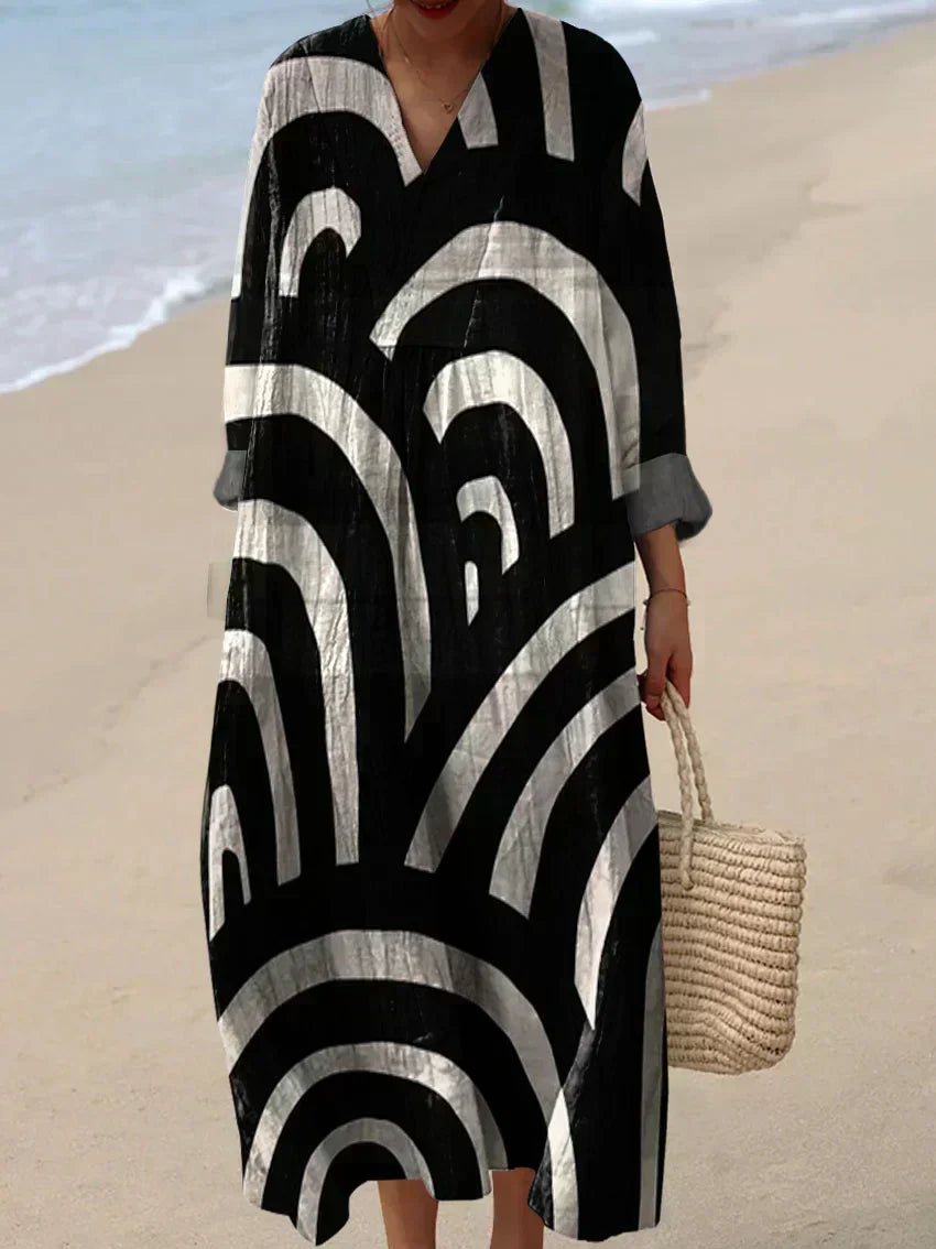 Cynthia - Vestido Impresso Brisa de Verão