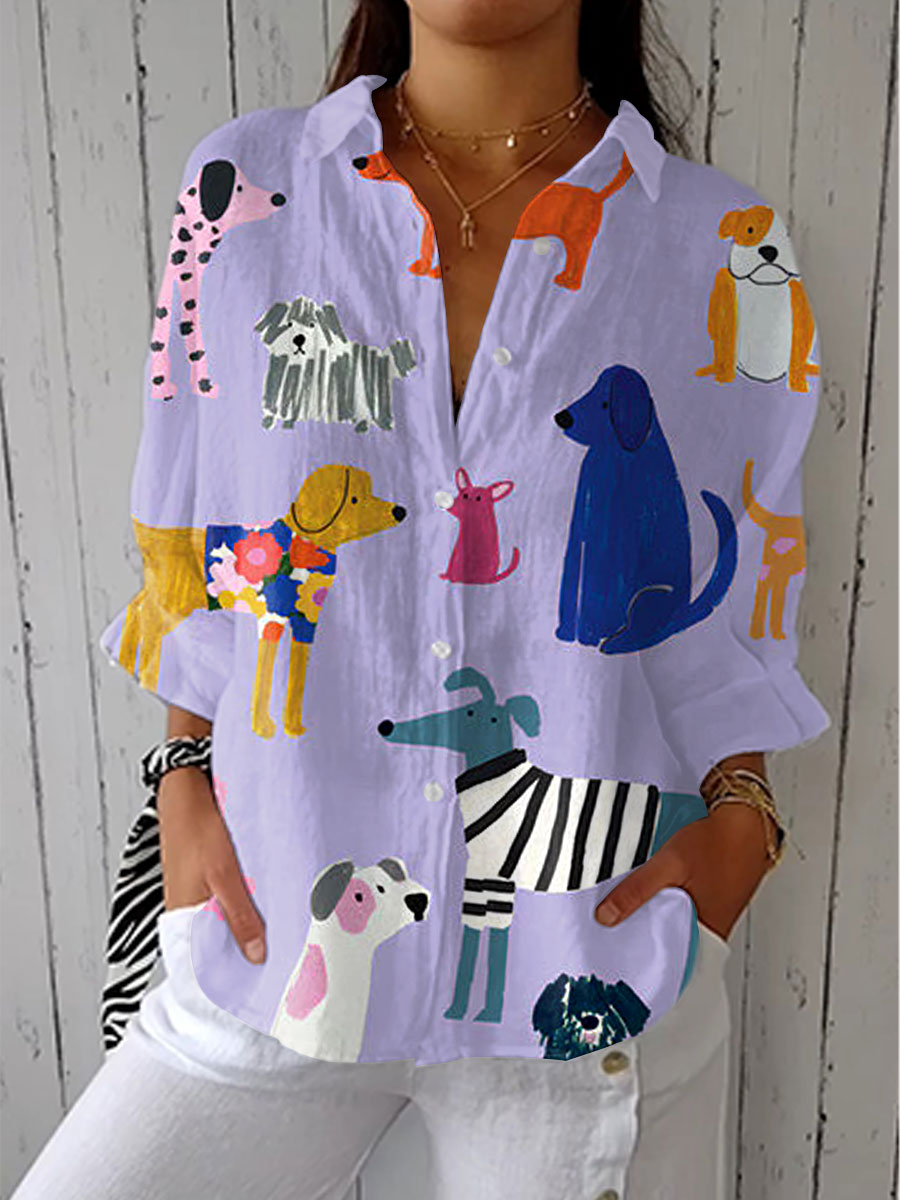Blusa Kimber™ Cães Brincalhões