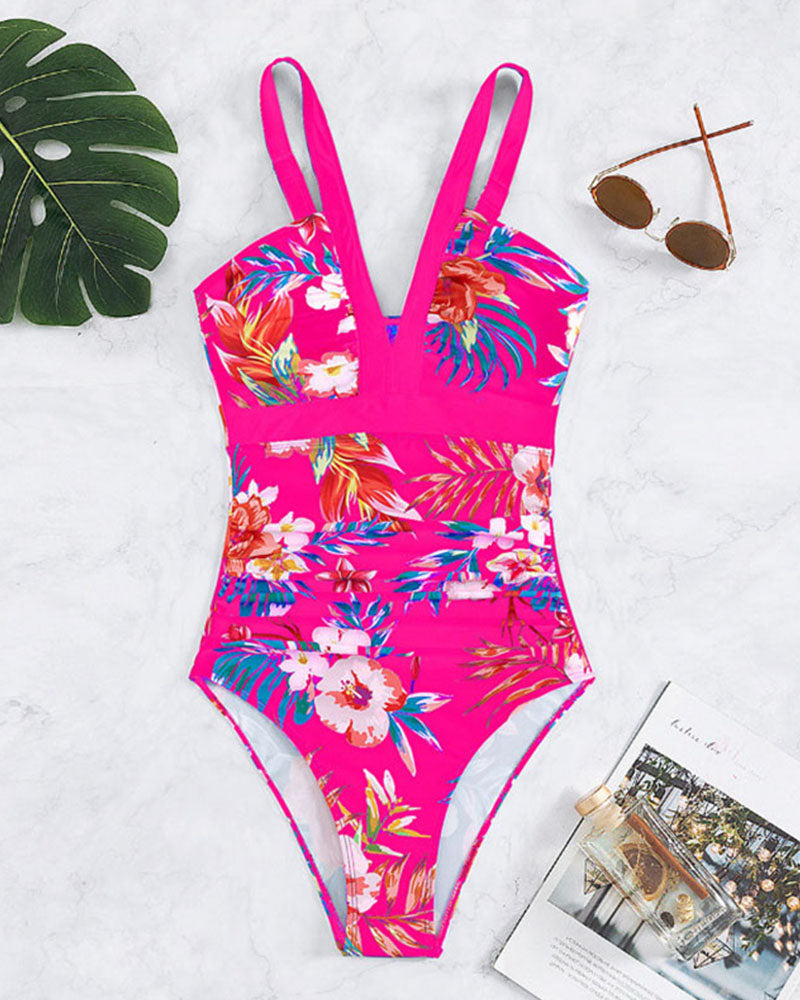 Janet | Maiô Elegante com Estampa Floral