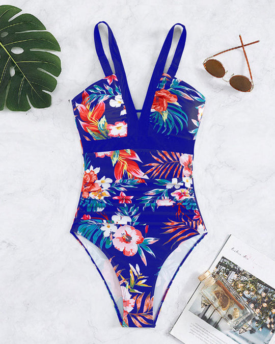 Janet | Maiô Elegante com Estampa Floral