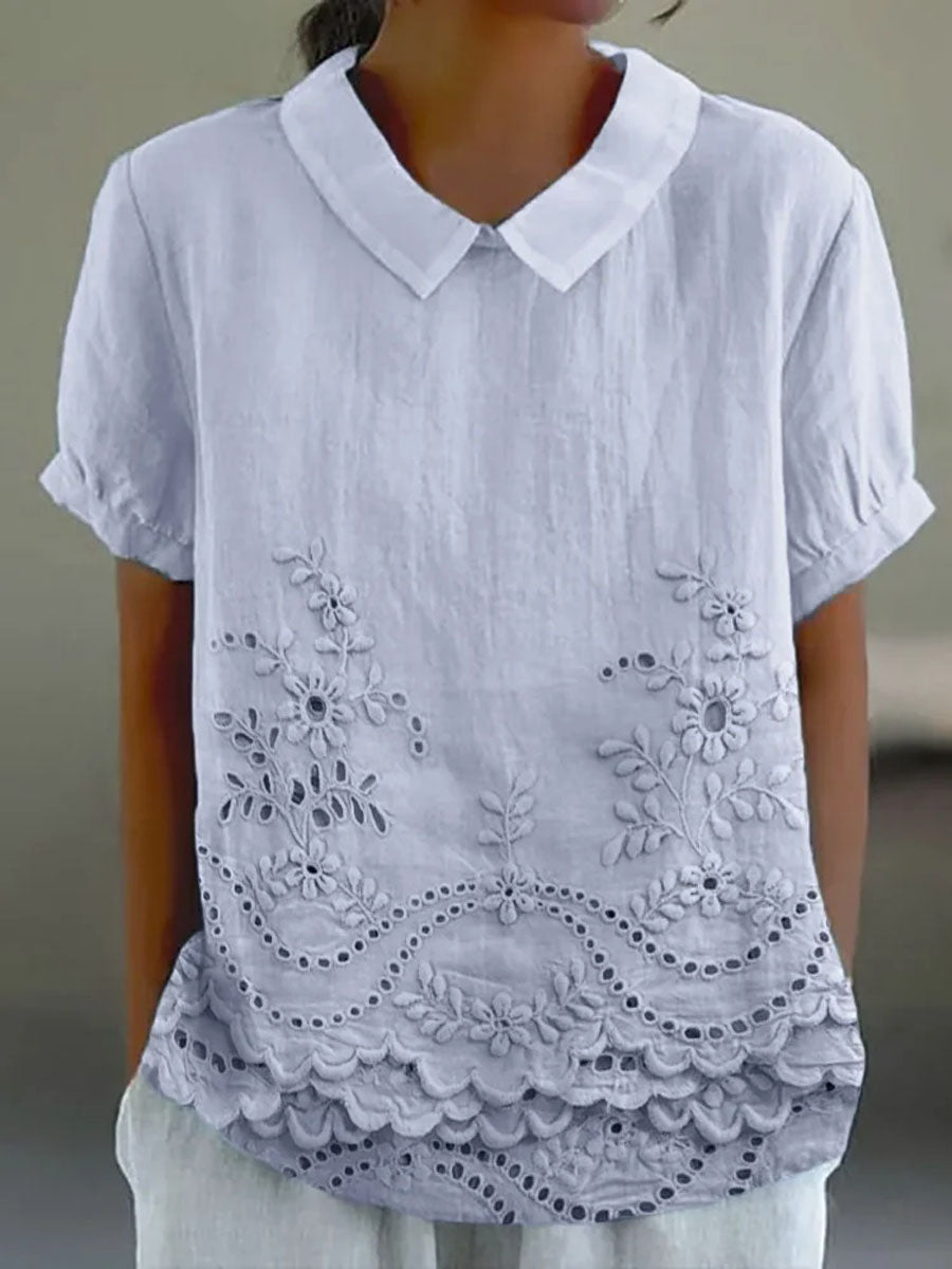 Lily | Camisa de Bordado Floral