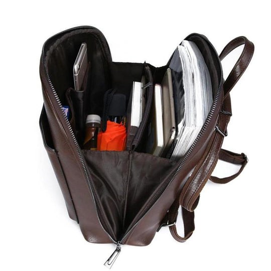 Classic™ | Mochila Elegante de Dupla Zíper