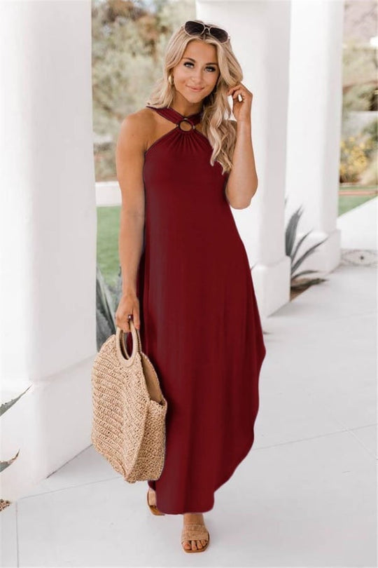 Jezrah - Vestido Halter Breeze