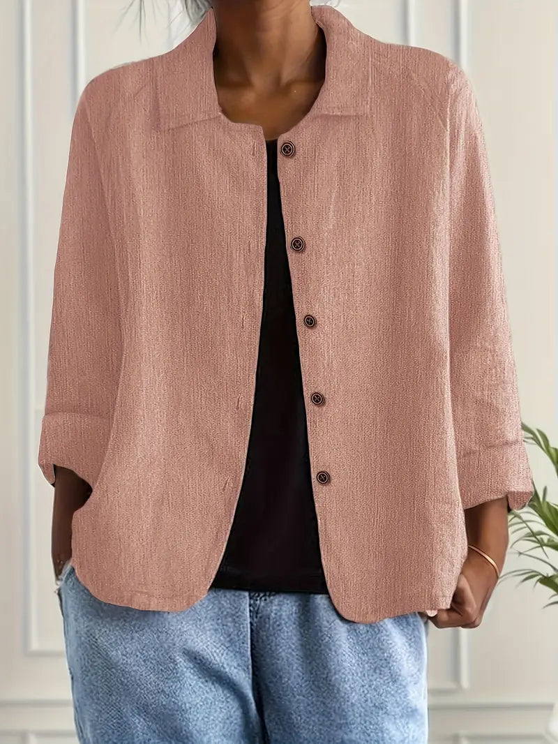 Korinda – Blusa clássica de manga longa