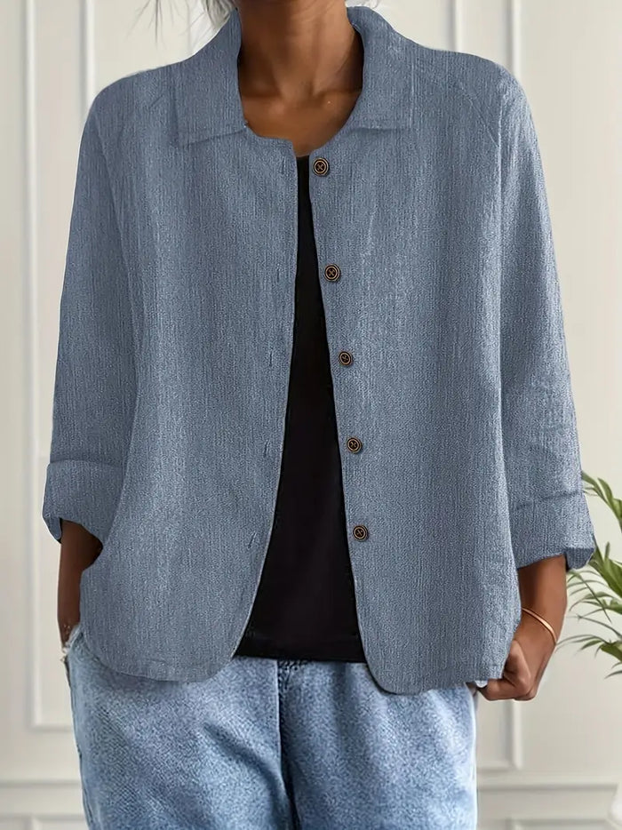 Korinda – Blusa clássica de manga longa