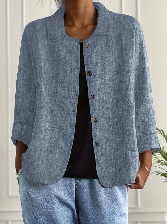 Korinda – Blusa clássica de manga longa
