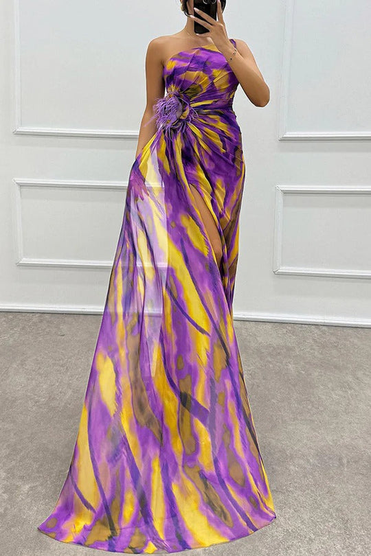 Cecelia | Vestido com uma manga dividida