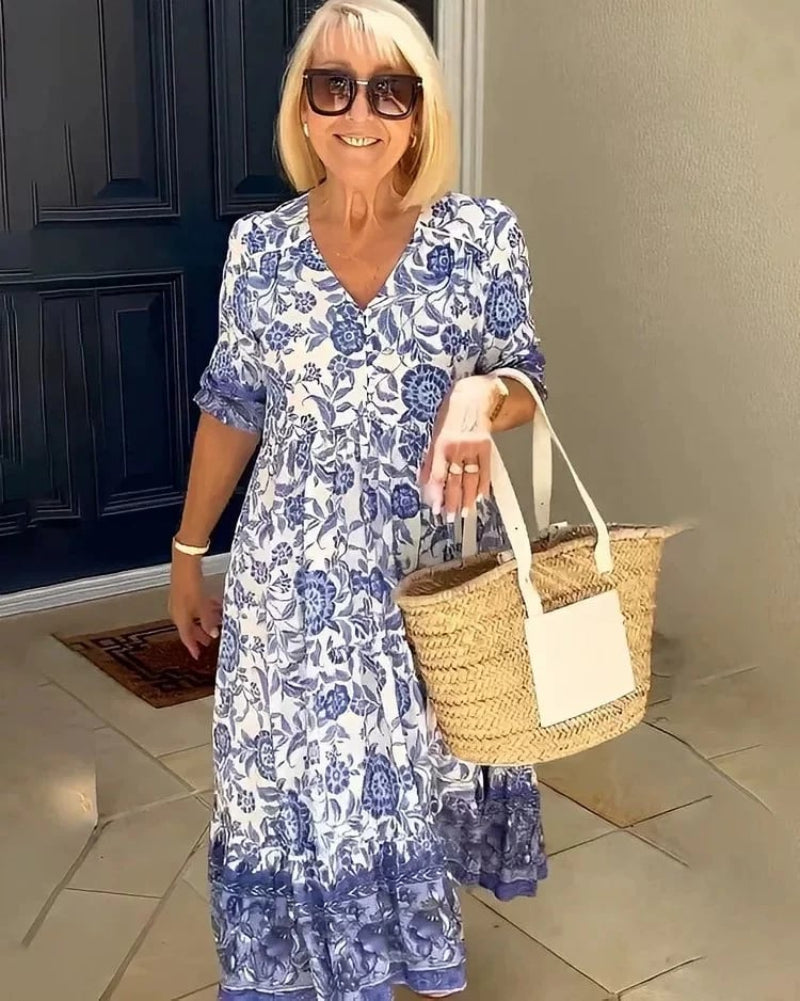 Isle | Vestido Maxi Boho - Beleza Sem Esforço