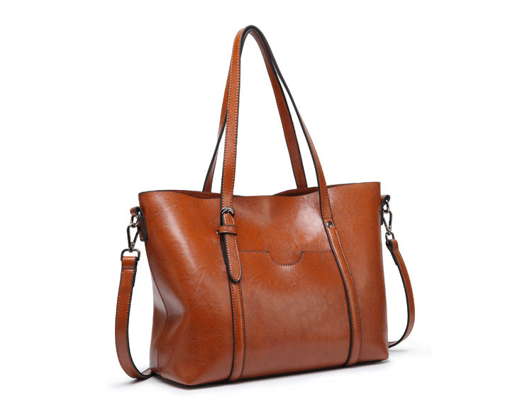 Sophia - Bolsa Tote de Couro Elegância Refinada