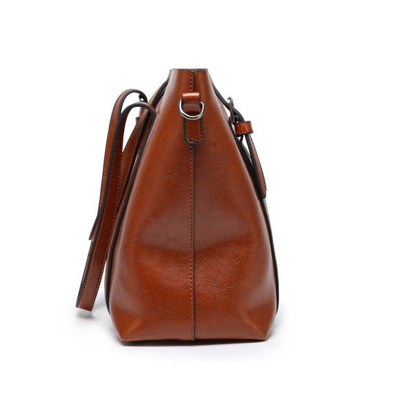 Sophia - Bolsa Tote de Couro Elegância Refinada