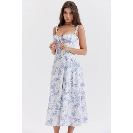 Kiana - Vestido Midi de Corpete