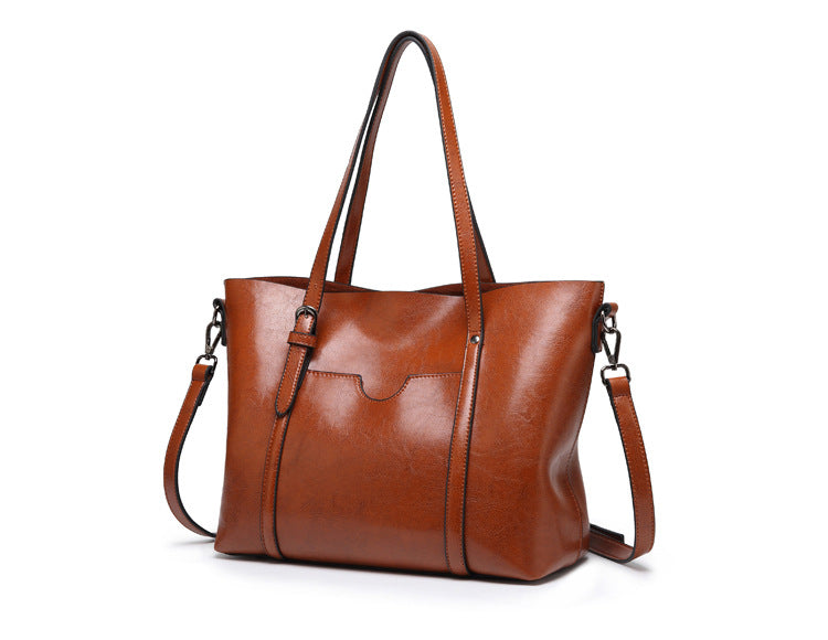 Sophia - Bolsa Tote de Couro Elegância Refinada