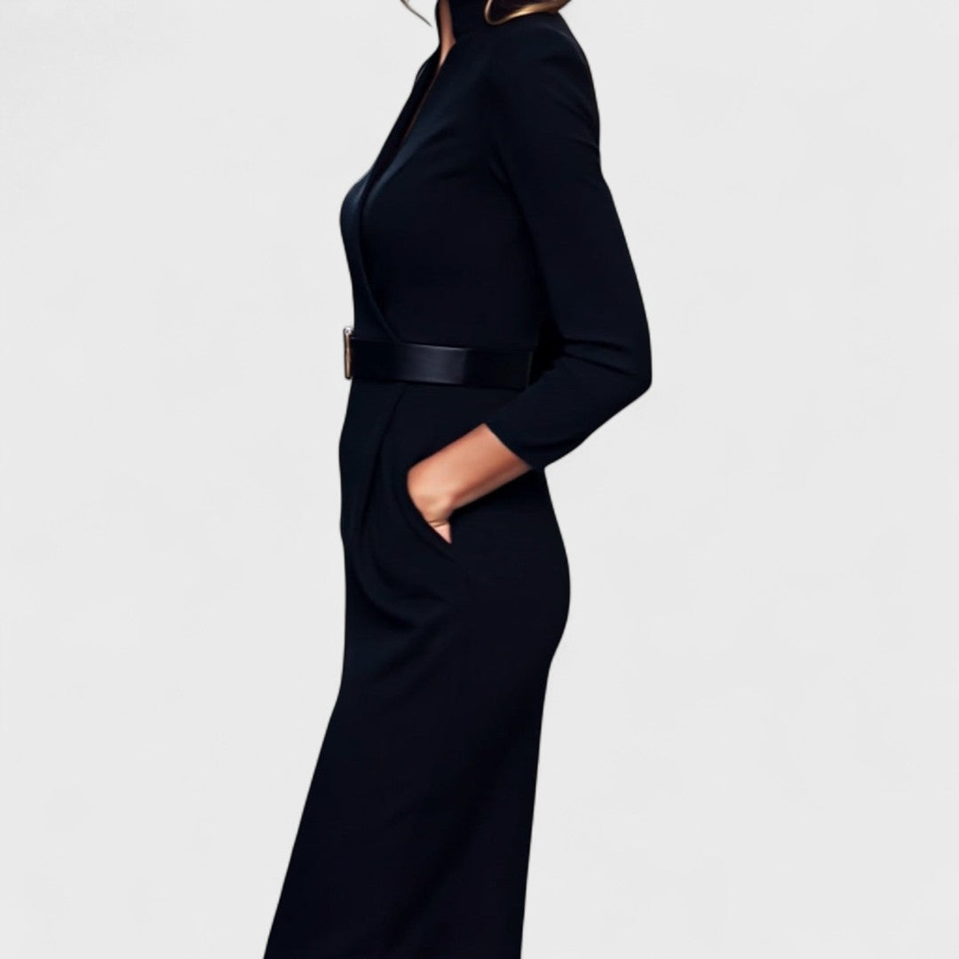 Elisanne - Vestido Executivo Elegante