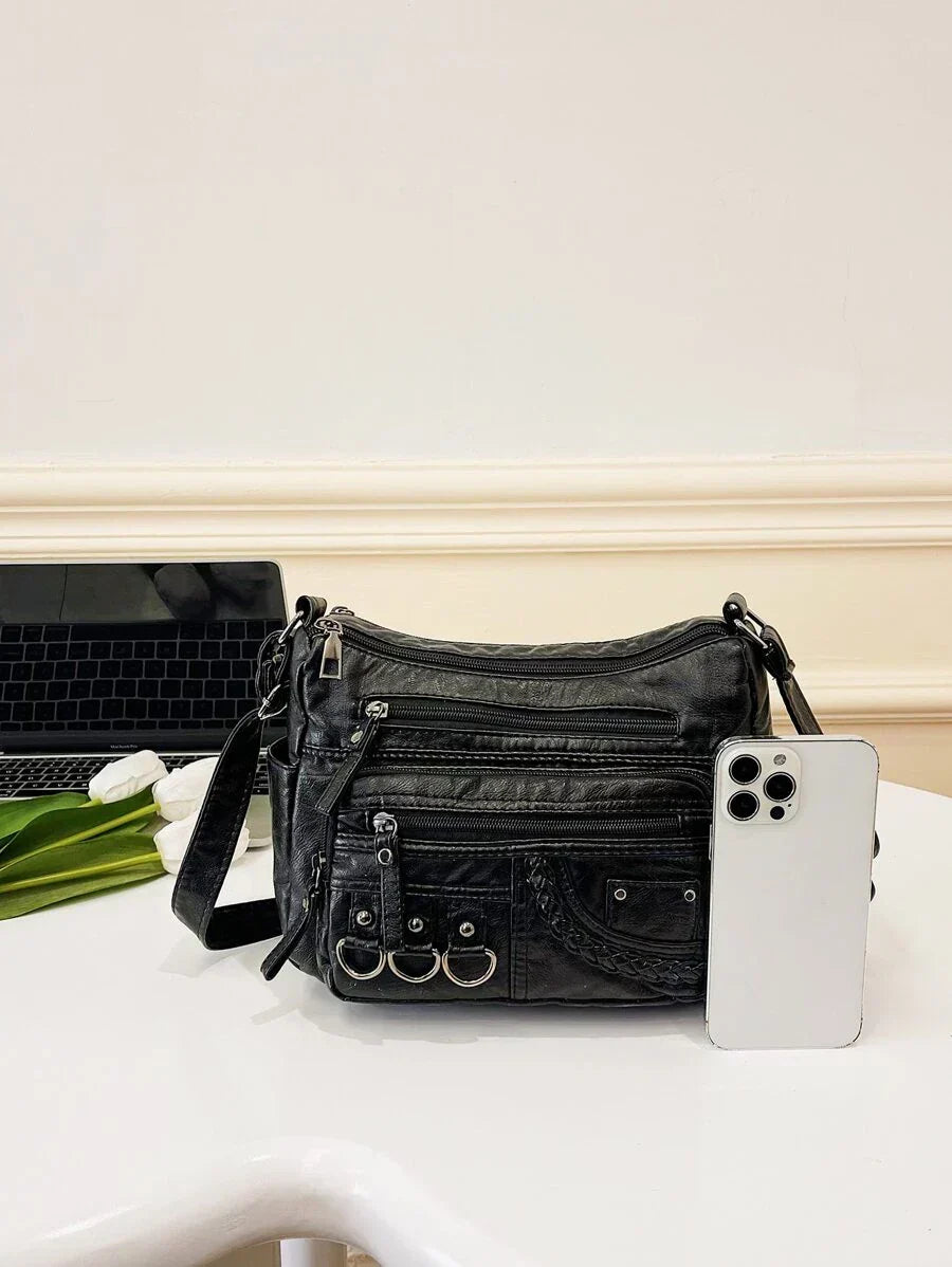 Olivia - Bolsa de Ombro Elegante com Charme Vintage
