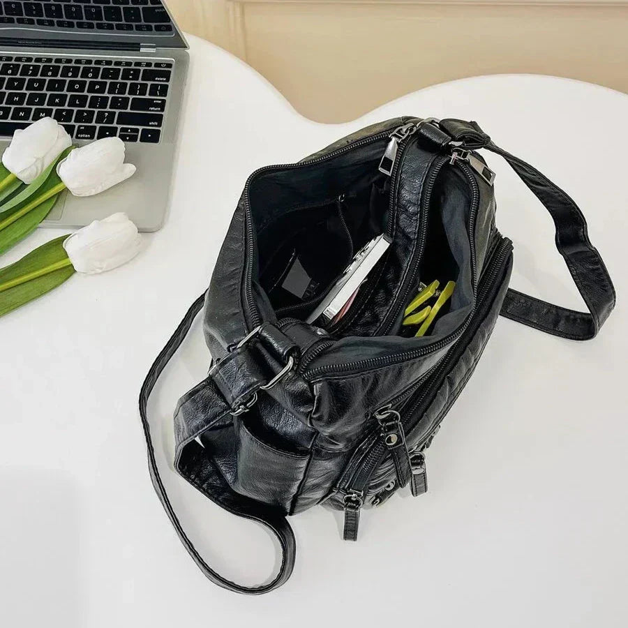 Olivia - Bolsa de Ombro Elegante com Charme Vintage