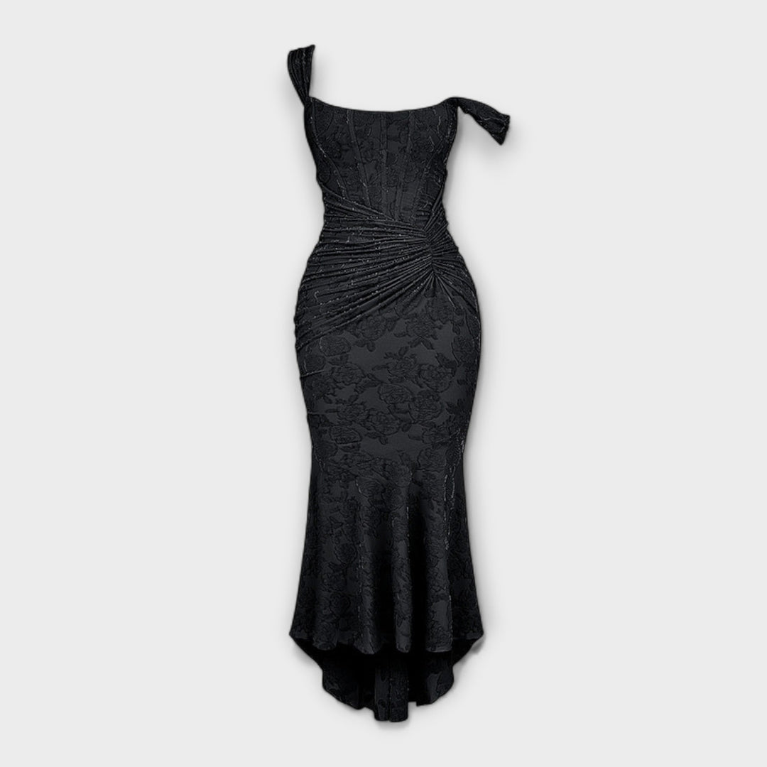 Renske - Vestido Longo com Corset Elegante e Refinado