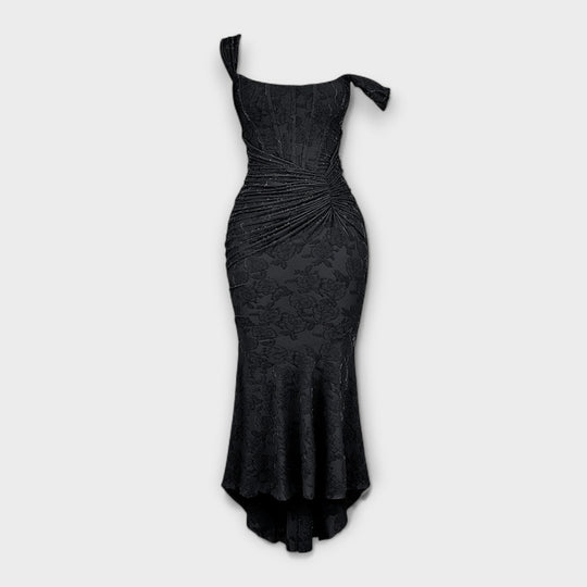 Renske - Vestido Longo com Corset Elegante e Refinado