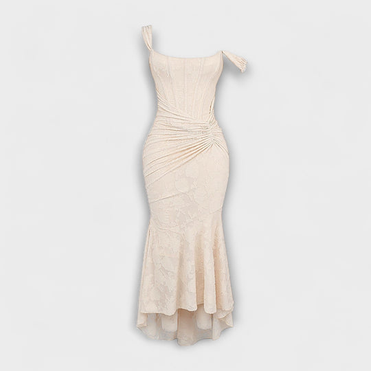 Renske - Vestido Longo com Corset Elegante e Refinado