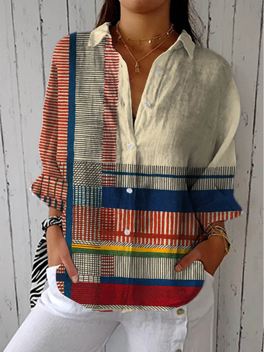 Blusa Yasmin™ com Estampa Artística