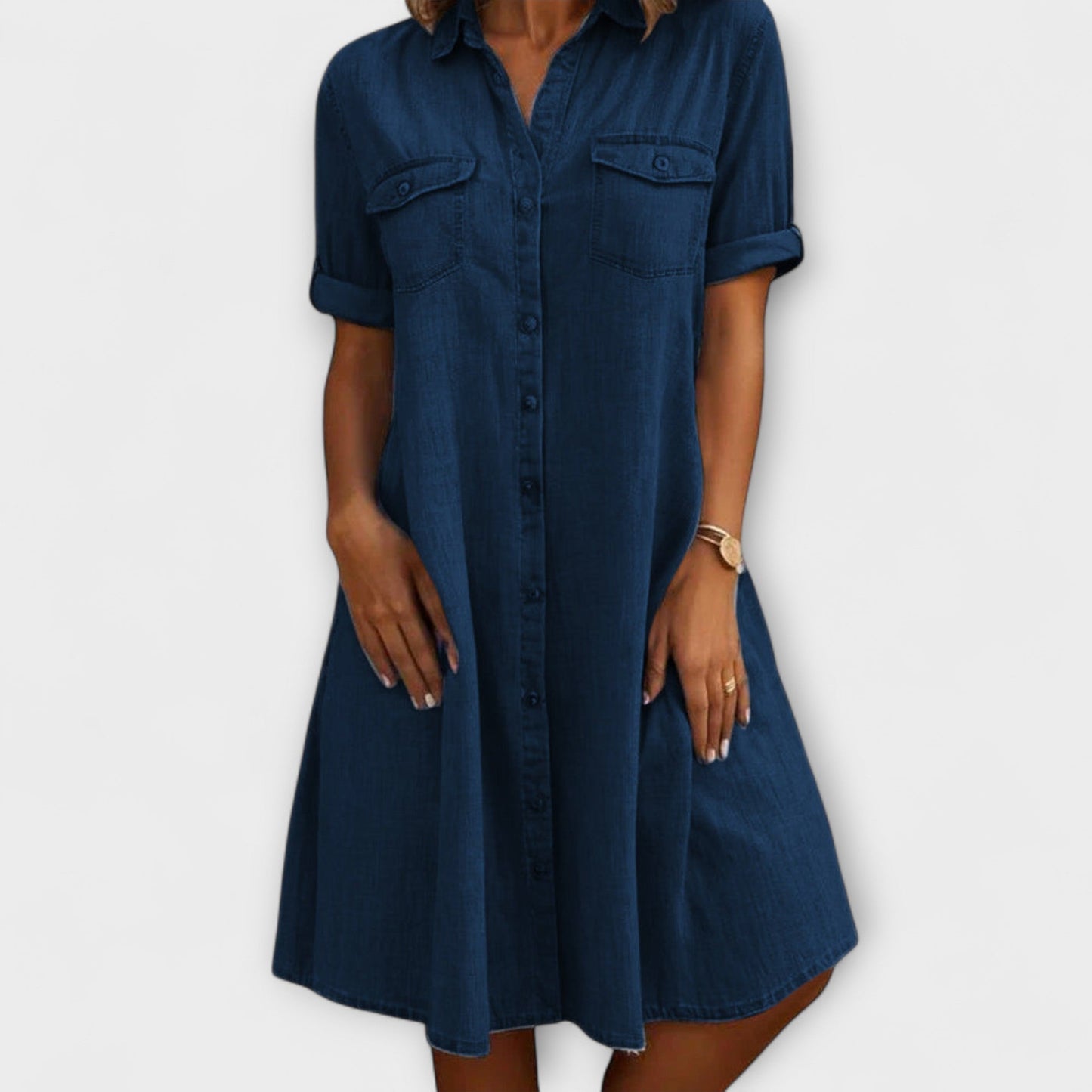 Casual A-Linha Vestido