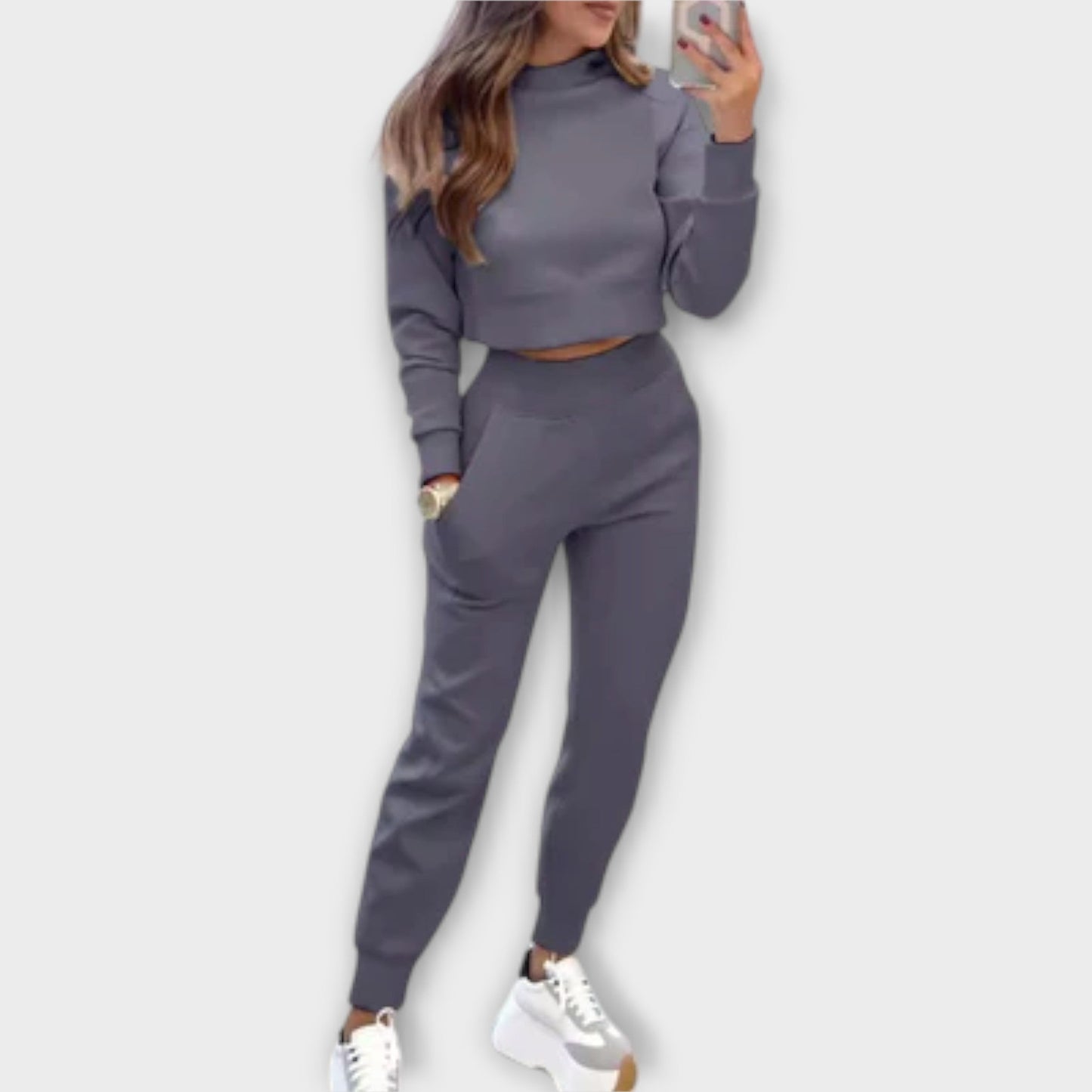 Aurora - Conjunto de Moletom Casual