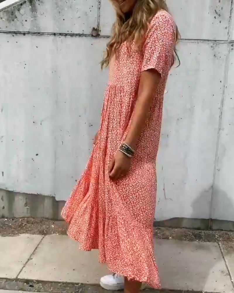 Saela - Vestido Relaxado Bloom
