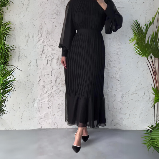 Hazel - Vestido Elegante Plissado