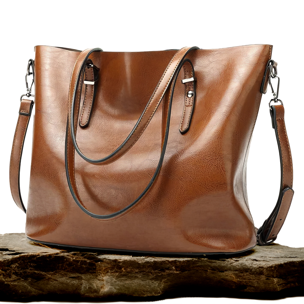 Jane - Bolsa de Couro Vintage Atemporal