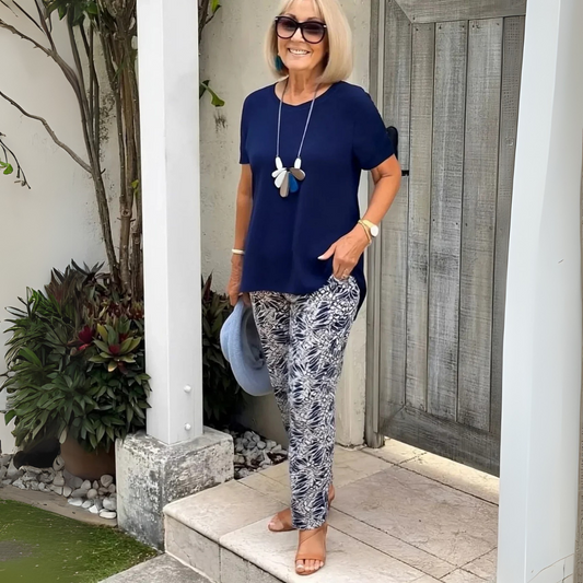 Allegra | Conjunto de Dois Peças em Algodão – Sofisticação Sem Esforço, Conforto Durante Todo o Dia