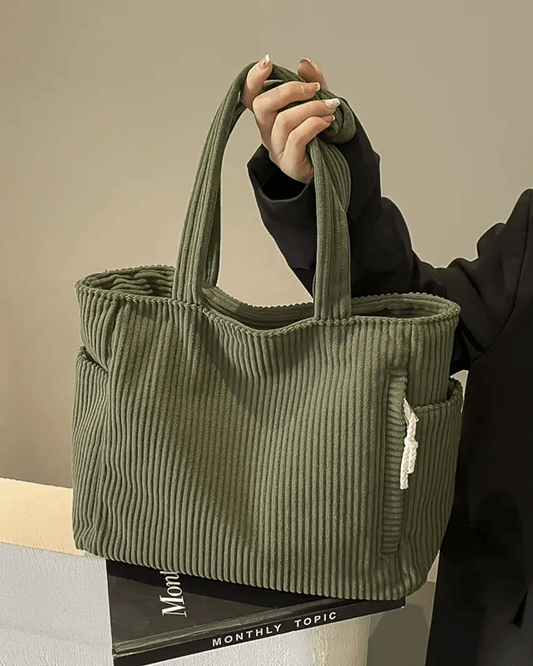 Bolsa Tote Tilda com Textura Canaletada